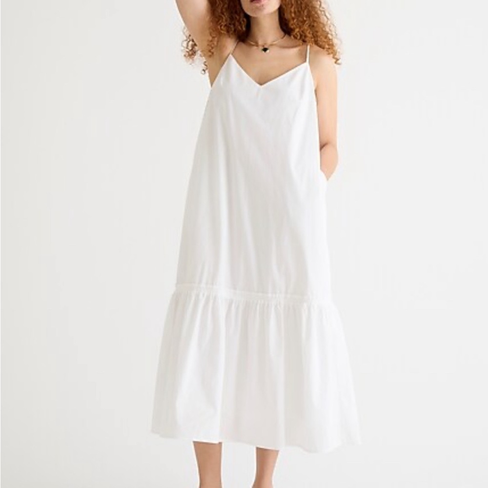 J. Crew Tiered Cotton Poplin Dress  Women’s Size 2X
